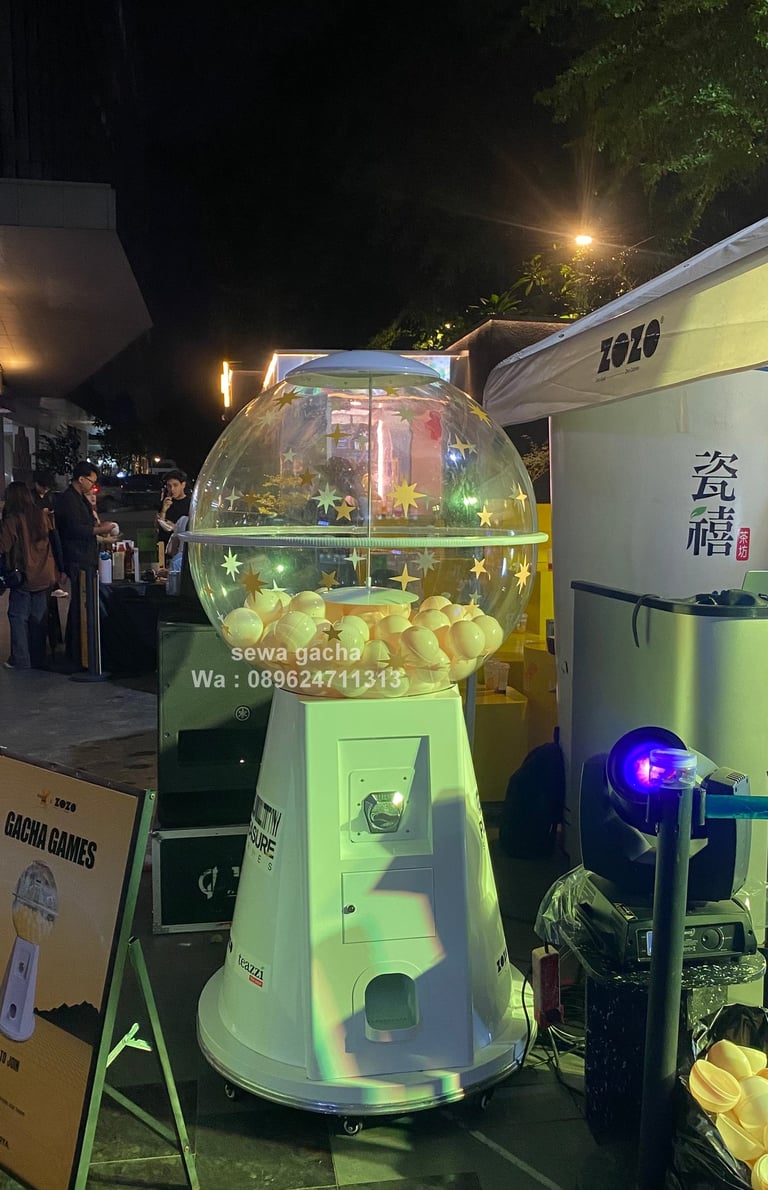 sewa mesin gacha gachapon jumbo jakarta