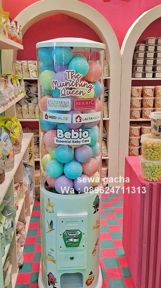 sewa mesin gacha gachapon custom