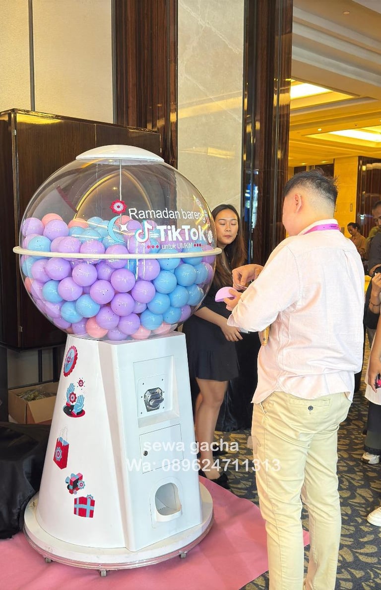 sewa mesin gacha gachapon jumbo jakarta