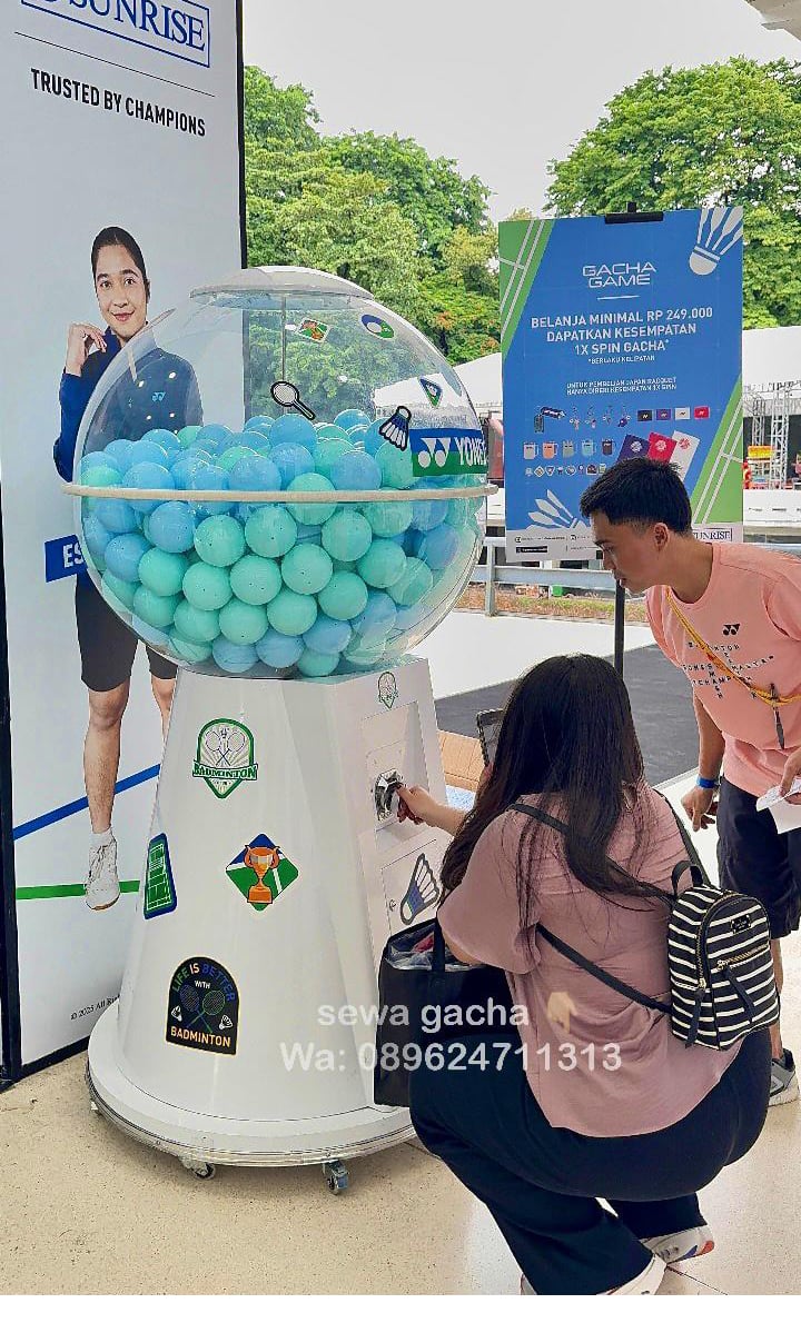 sewa mesin gachapon jumbo Indonesia
