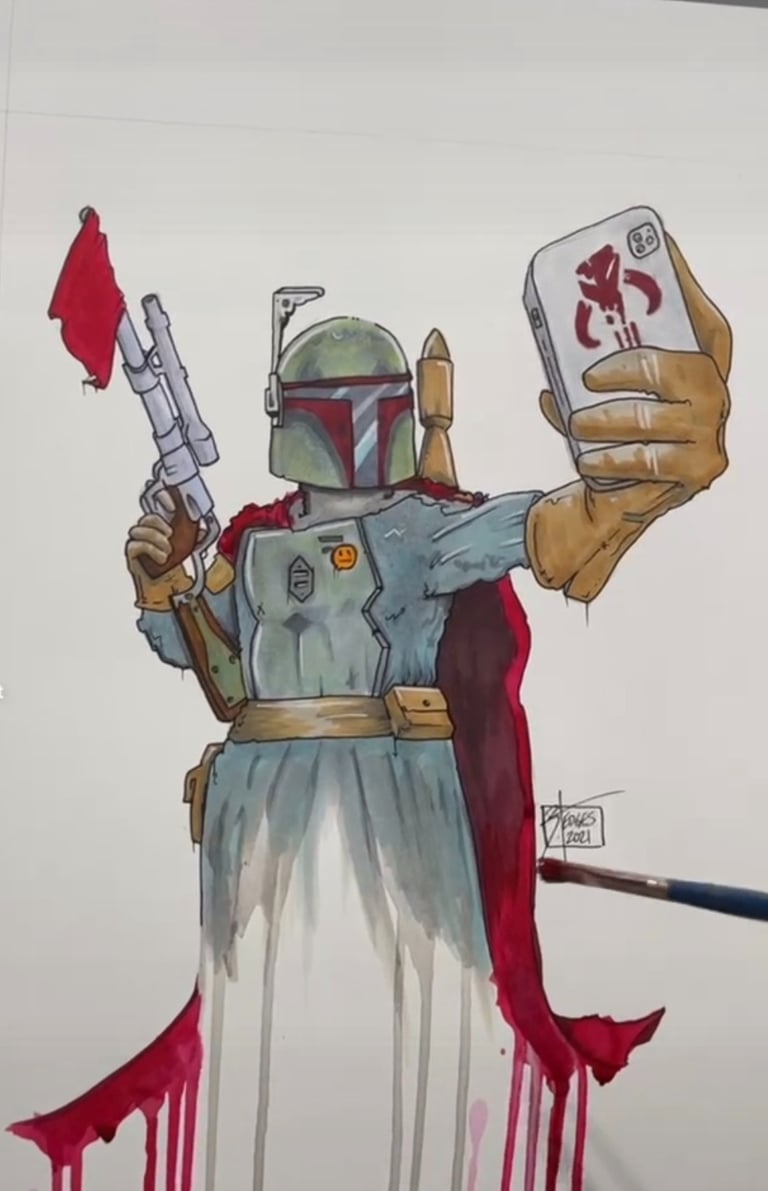 Robert Hedges Bobba Fett Duckface