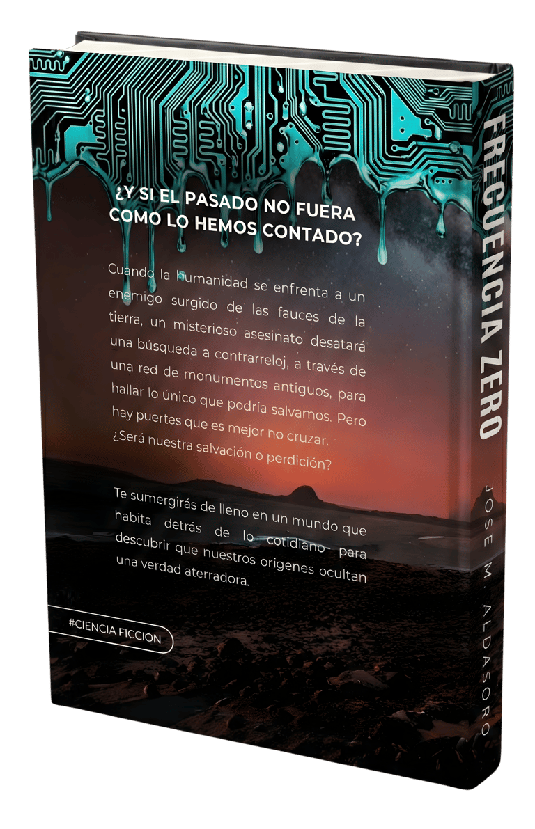 Contracubierta de Frecuencia Zero Jose M. Aldasoro