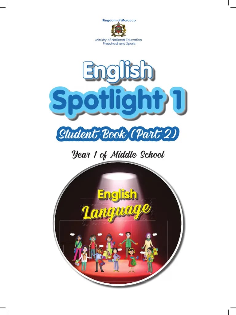 English spotlight 1 part 2 textbook Morocco