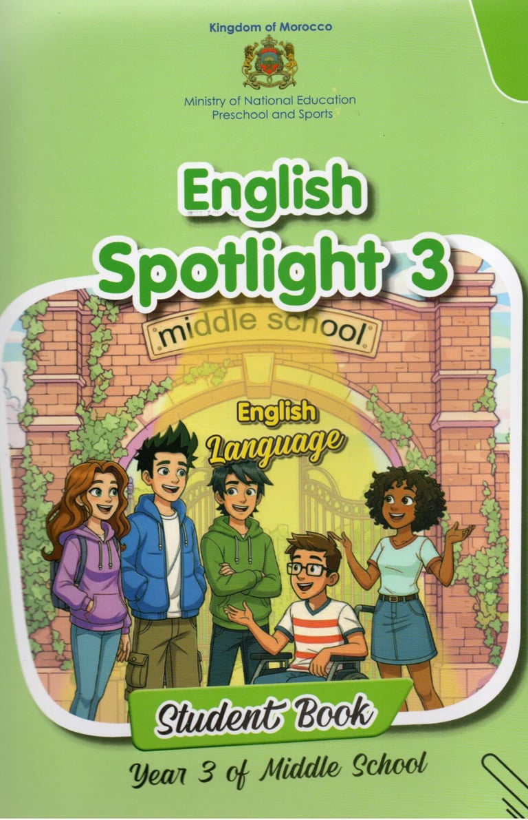 English Spotlight 3 Textbook for 9th grade Morocccan students