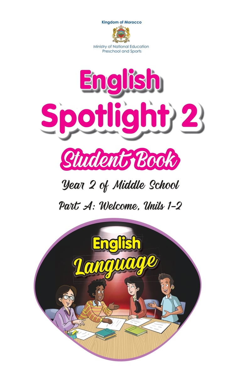 English spotlight 2 part 1 Unit 0 to 2 textbook