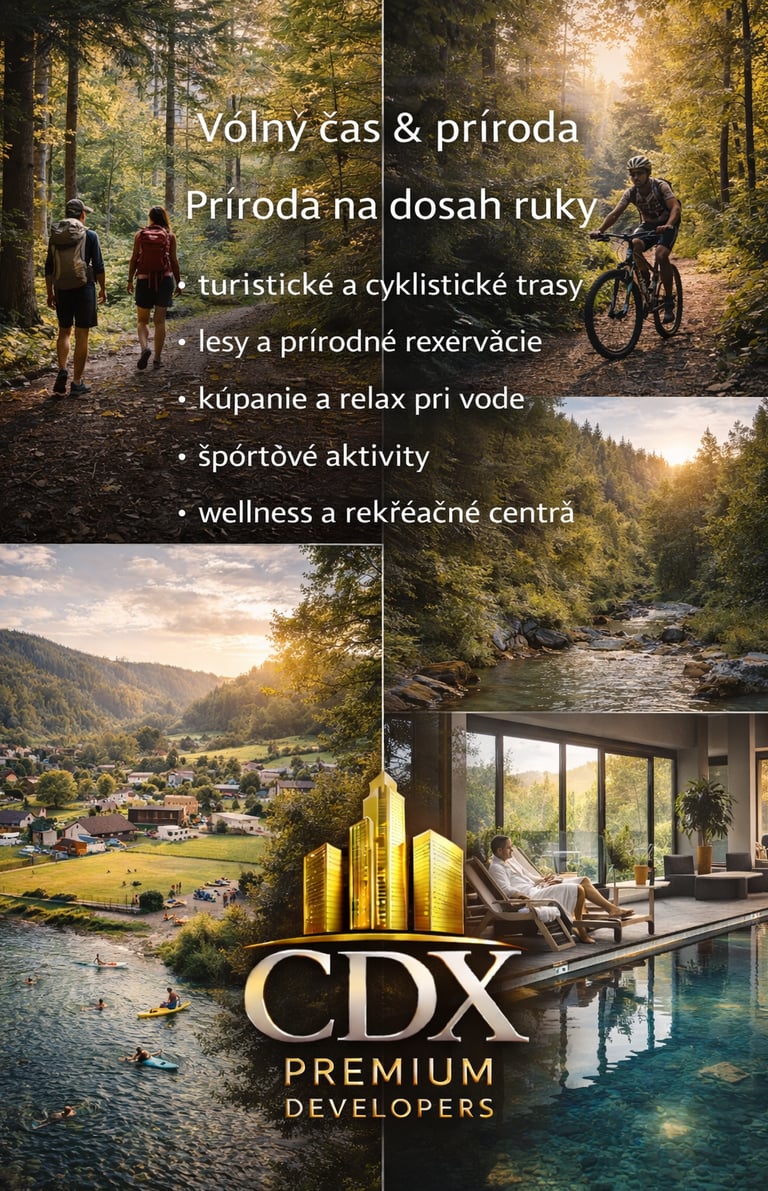 Rezidencia Oskava – pokojné rodinné bývanie v prírode s možnosťami oddychu a voľného času