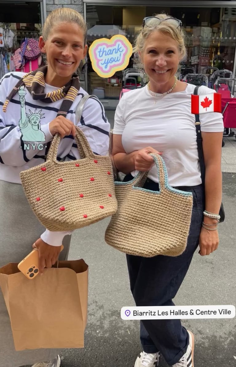 Sac Cabas en jute Torba Biarritz