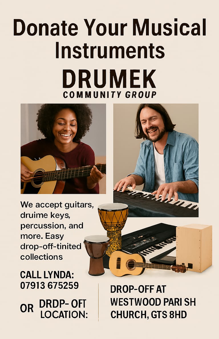 Donate to drumek.co.uk