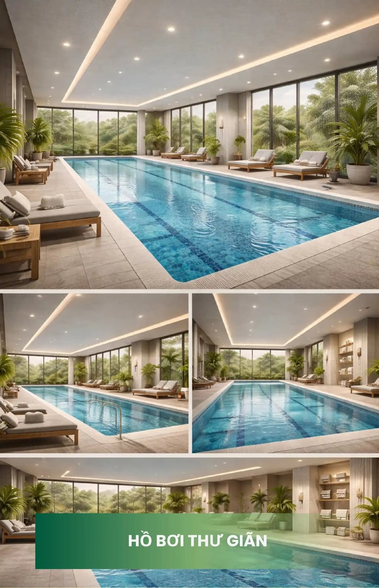 Hồi bơi tiện ích nội khu Sun Forus Tower Đà Nẵng 