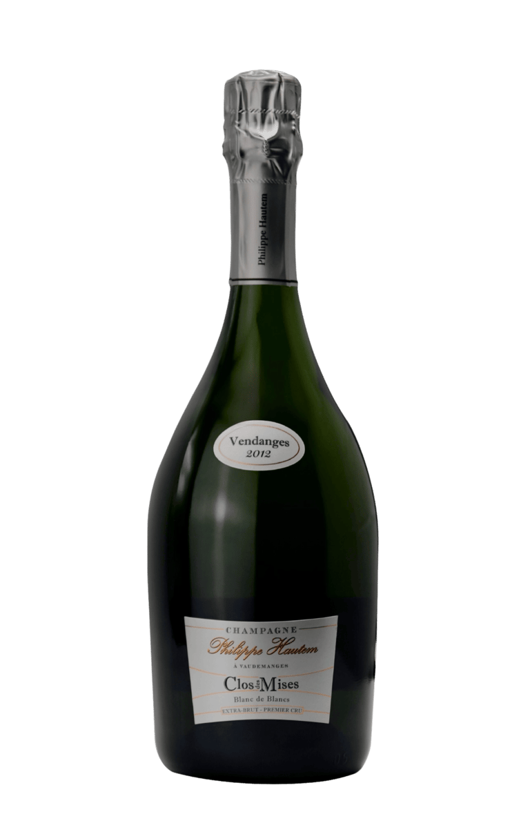Présentation Bouteille de Champagne Extra-Brut Clos des Mises Millésime du Champagne Philippe Hautem