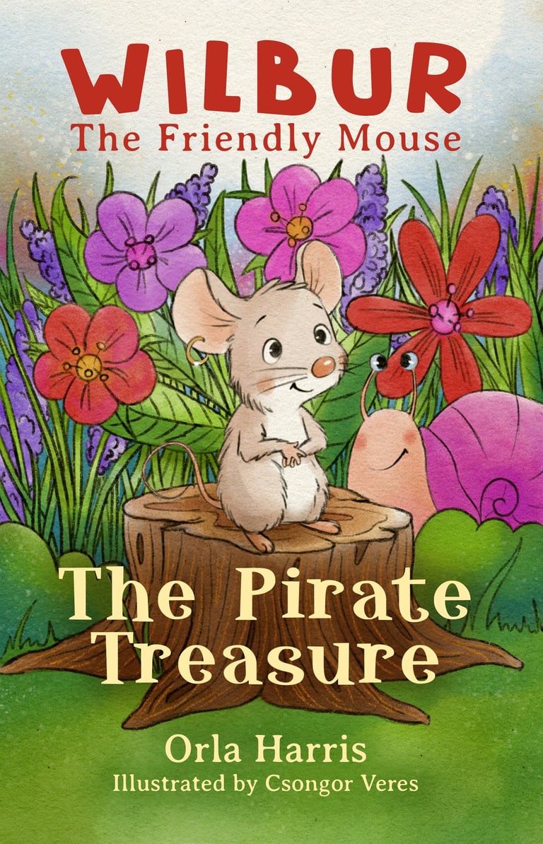 Wilbur the Friendly Mouse - Book cover illustration by Csongor Veres Illustration