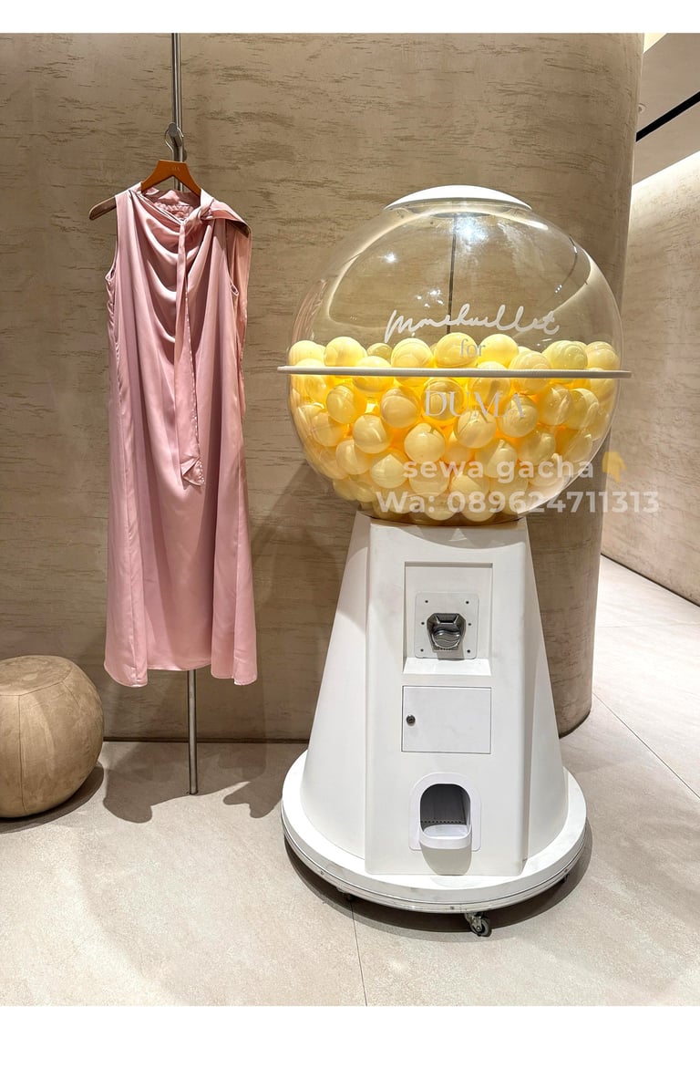 sewa mesin gacha gachapon jumbo