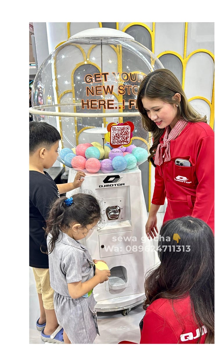 sewa mesin gachapon jumbo surabaya