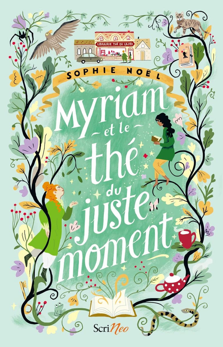 Première de couverture du roman Myriam et le thé du juste moment