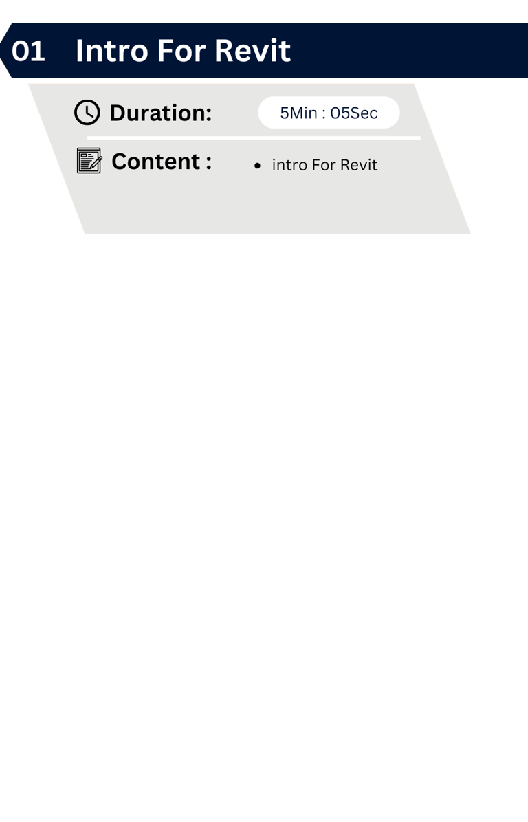 intro For Revit