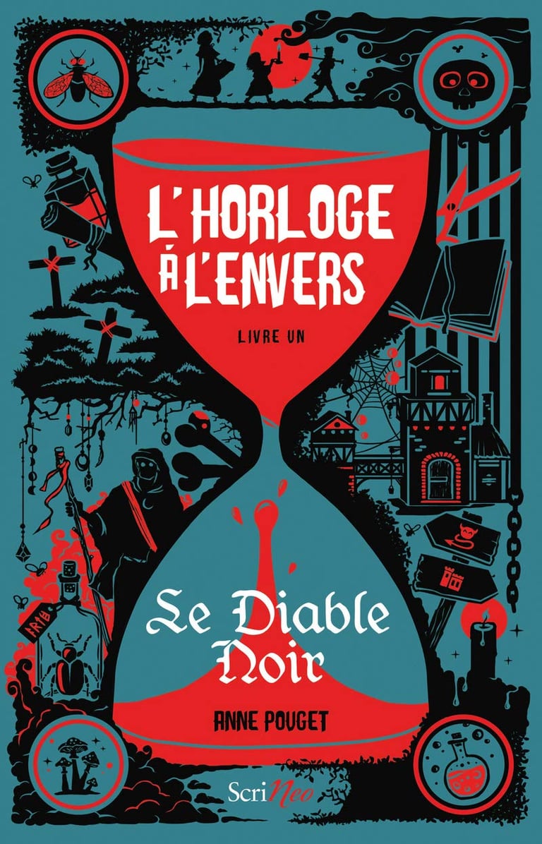Première de couverture du roman L'horloge à l'envers 1