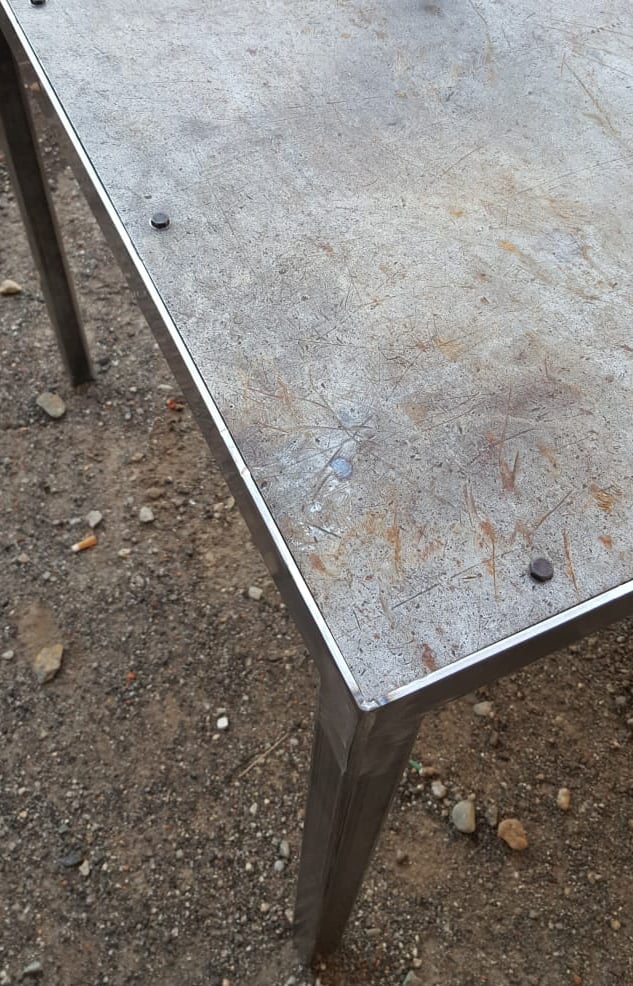 Tavolo industrial per sala da pranzo