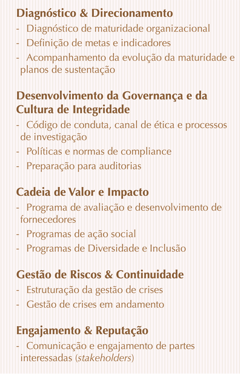 Soluções práticas em Sustentabilidade do Negócio Áureas Consulting