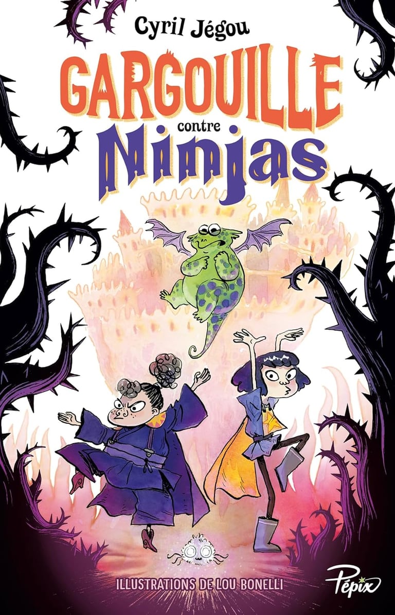 Première de couverture du roman Gargouille contre ninjas