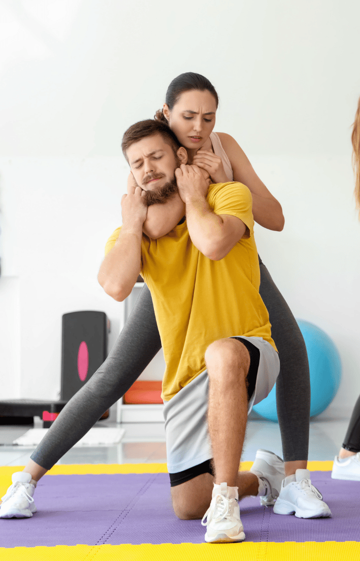 Estrangulació Defensa personal per a dones