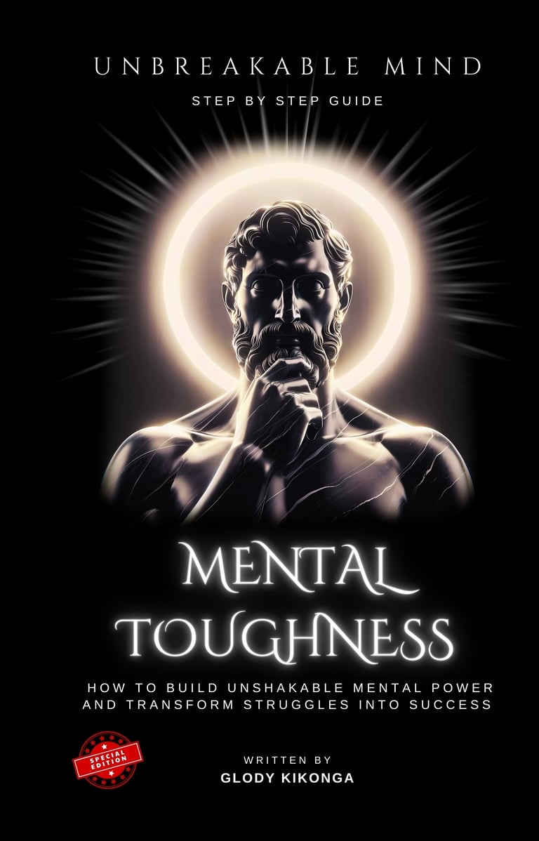 mental toughness book cover by glody kikonga