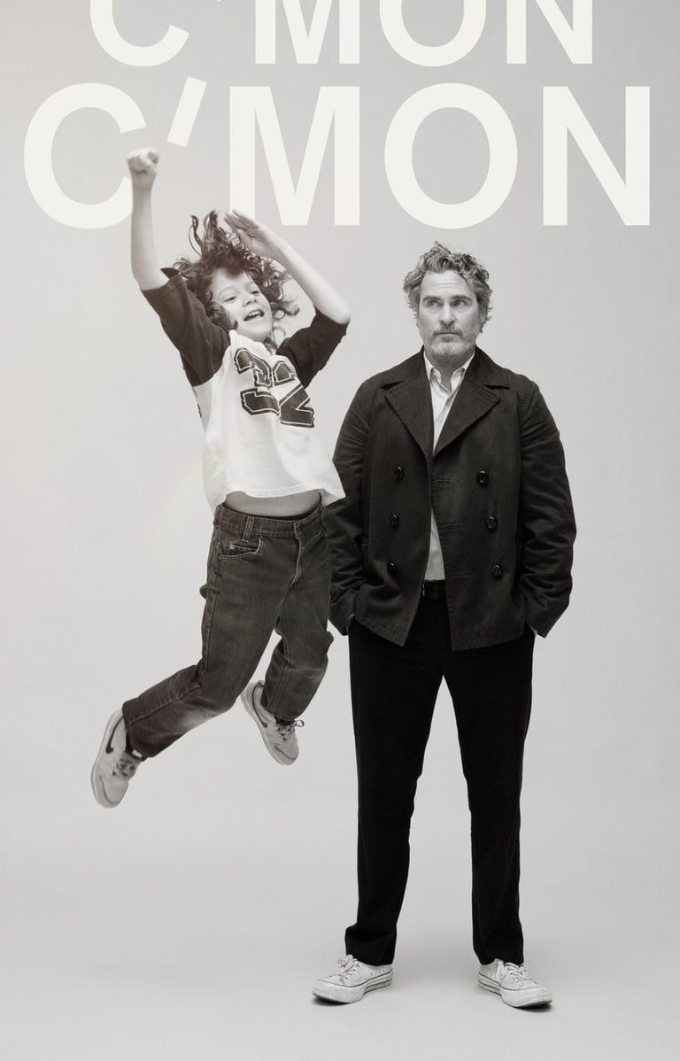 Poster for C'mon C'mon screening hosted by Auckland International Film Club.