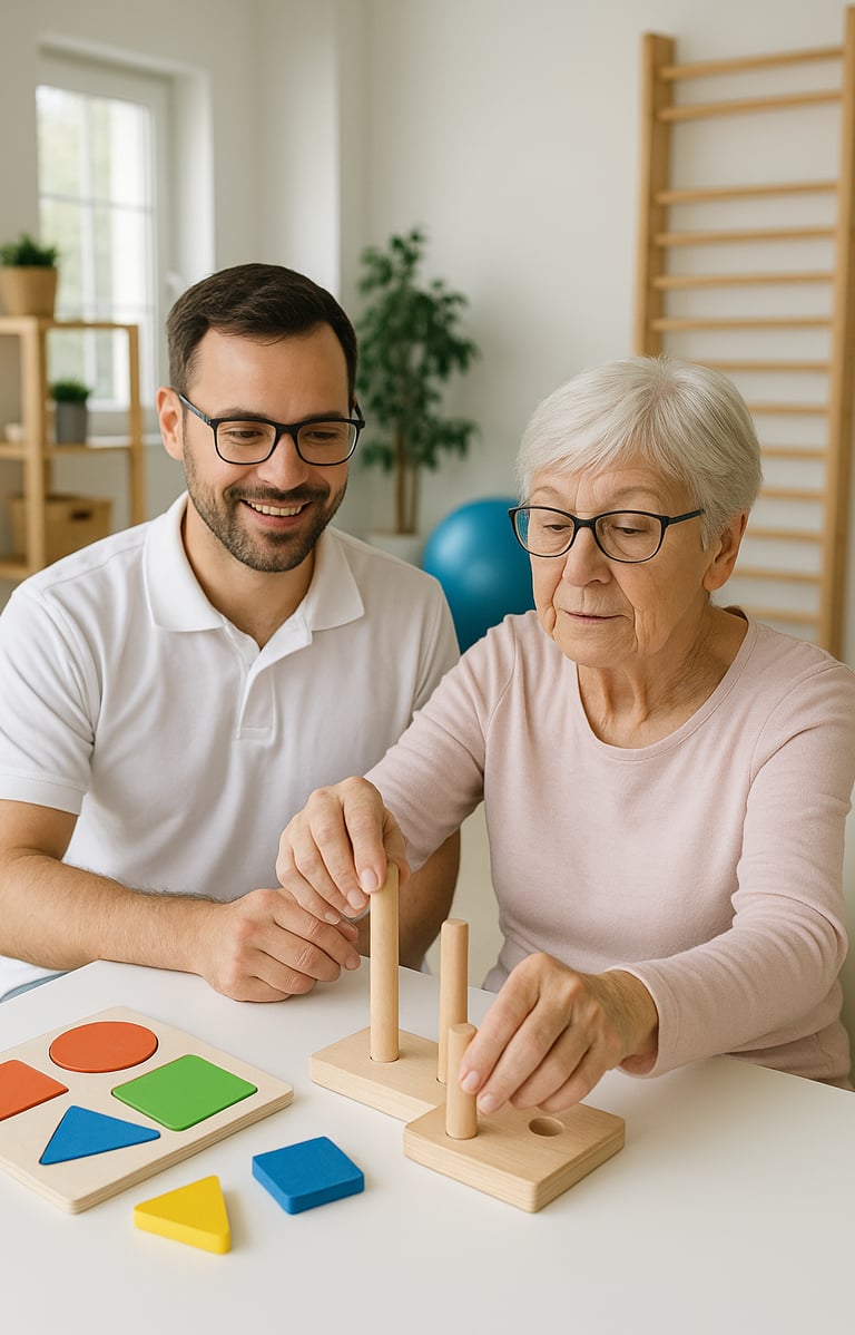 Séance d'ergothérapie - Journée mondiale de l'ergothérapie