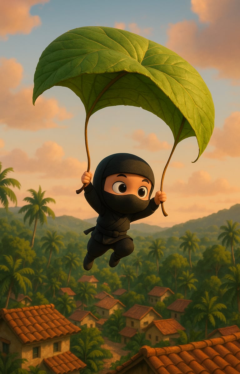 "Ninja" scène de cinéma d'animation - Journée mondiale du cinéma d'animation.