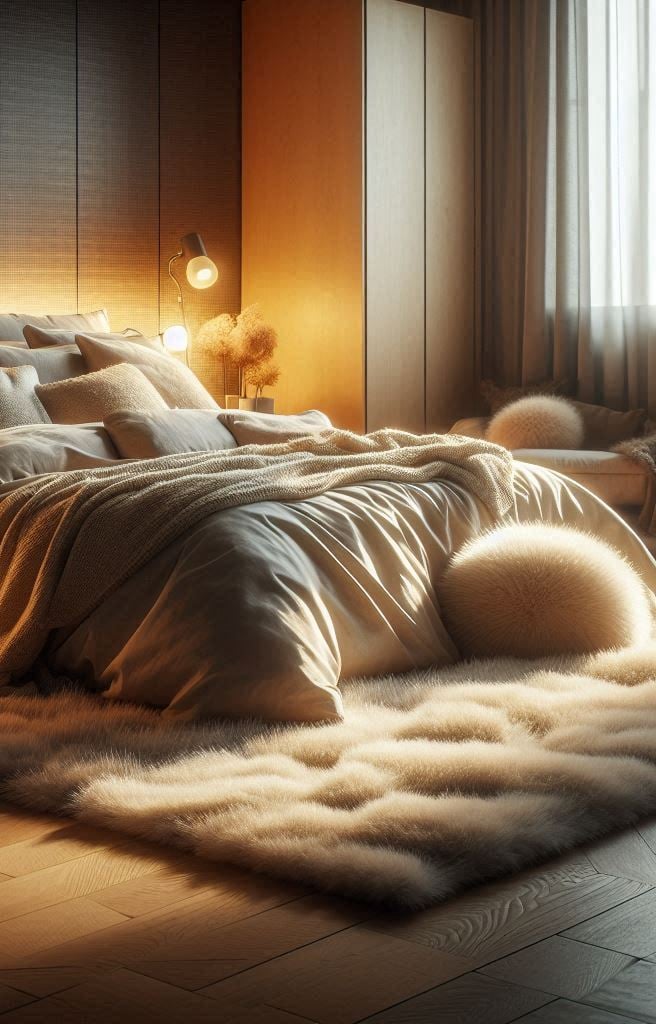 QUARTO DE CASAL COM TAPETE FEOPULDO