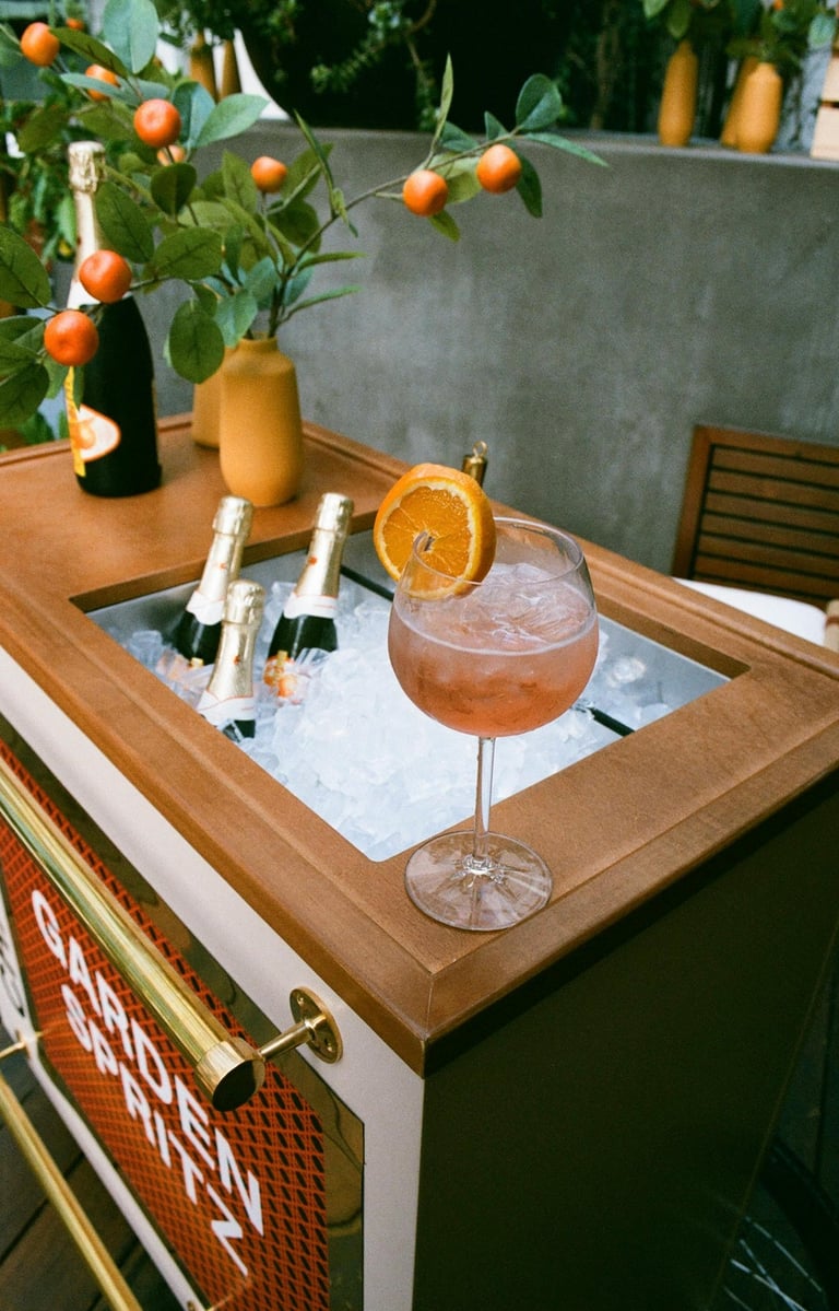 Brand Activation Setup and Product Demo at an Event