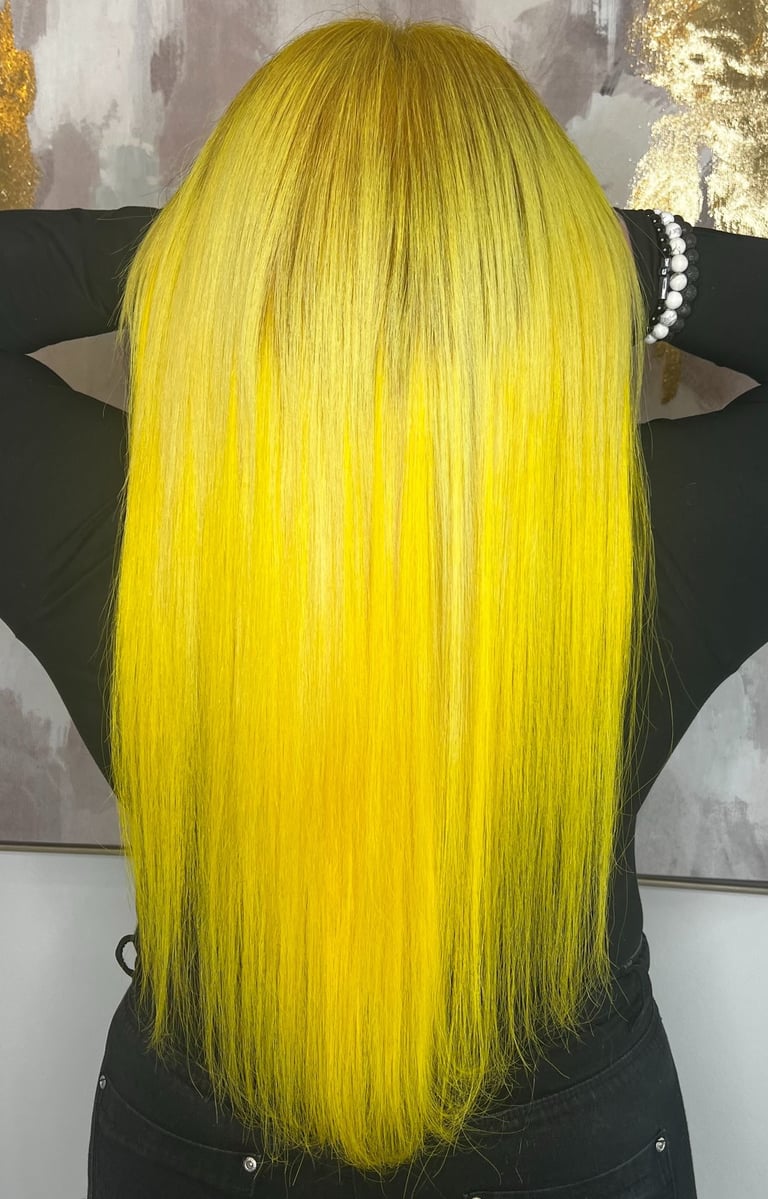 Before and after nano bonds hair extensions St Albans