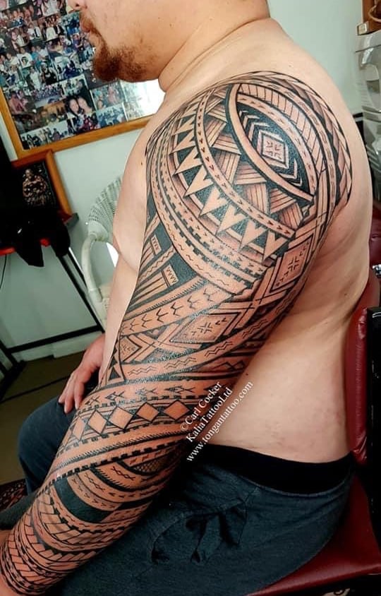 carl cocker polynesian tattoo artist brisbane sydney perth melbourne australia 