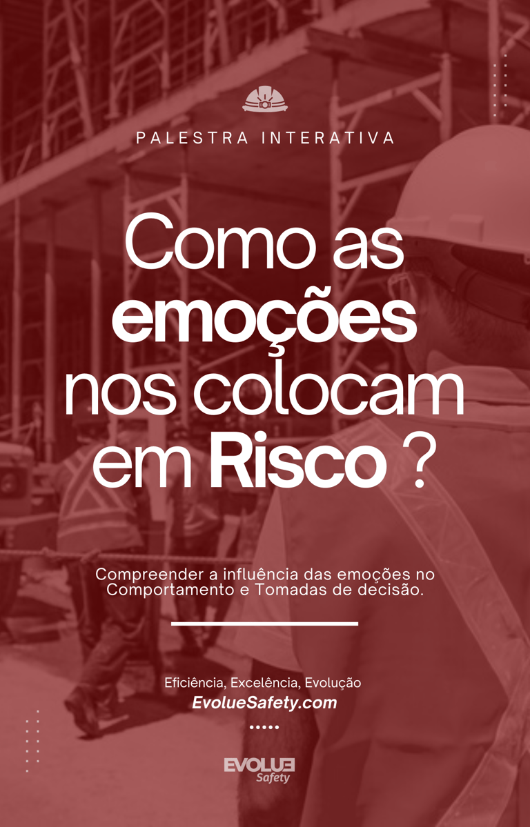 Palestra sobre Fatores Humanos e a Segurança, Evolue Safety, emoções e os riscos, Wilbert Gandra