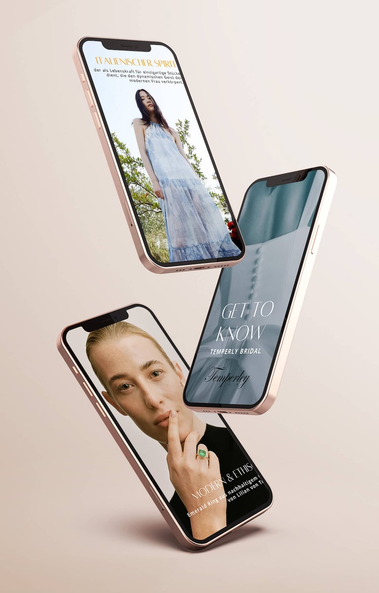 Mockup Smartphone Social Media Design