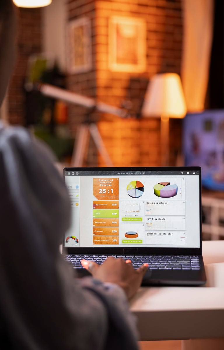 Customer support dashboard in SaaS platform with real-time chat analytics