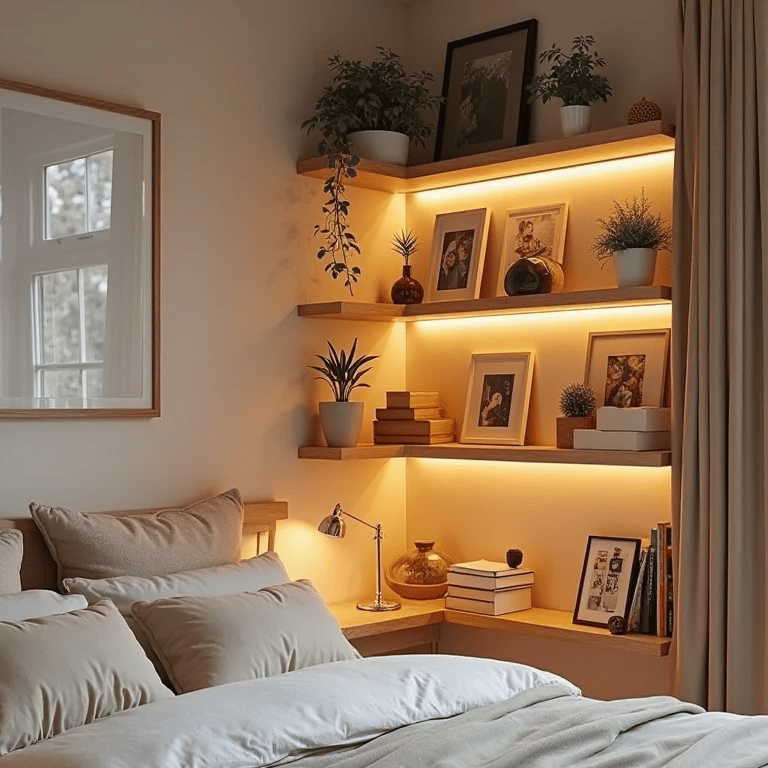 PRATELEIRAS PARA QUARTO DE CASAL