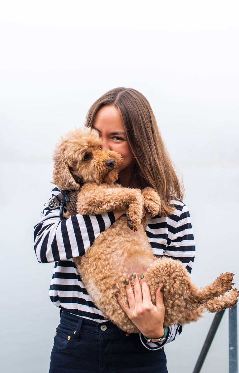 Lady with a dog