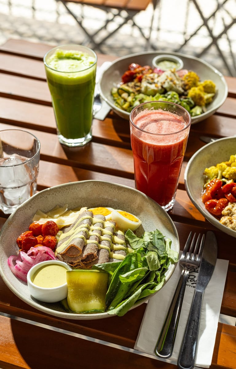 Bowl de rosbife da Le Pain Quotidien. Foto: Divulgação/ Ana Carol