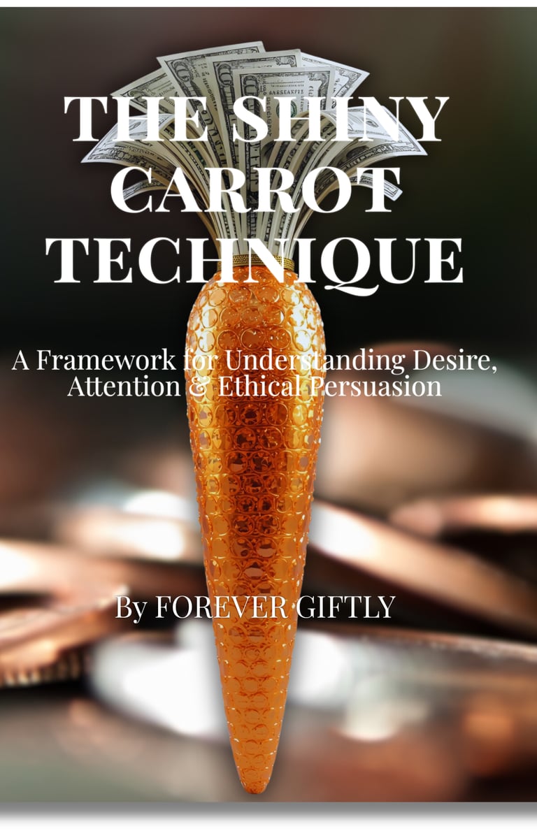 cover of The Shiny CARROT TECHNIQUE guide, on Desire, attention, and aligned action