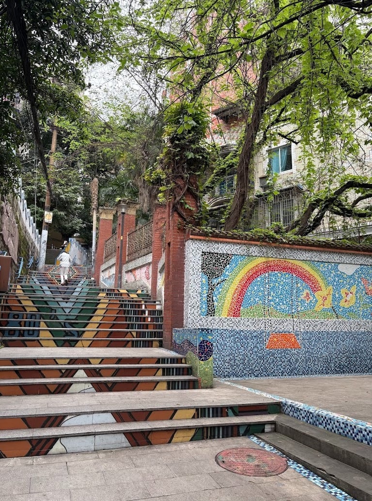 Zaozilan Ya Colored Steps 枣子岚垭彩色步道