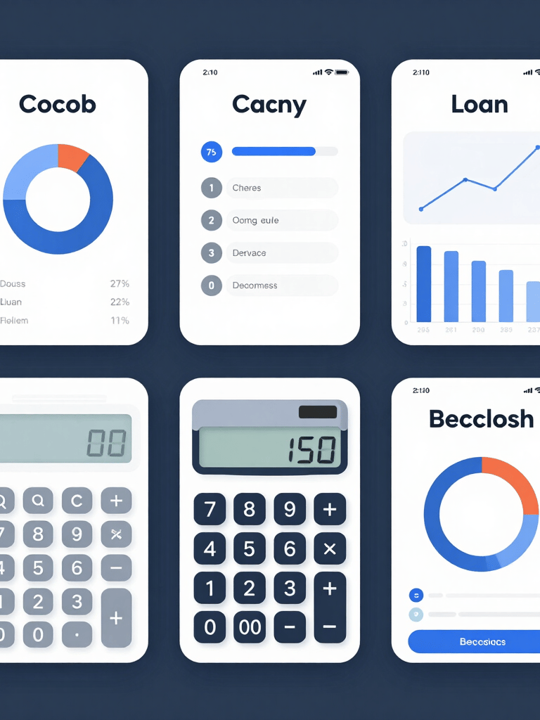 A percentage calculator interface highlighting percentage fields and quick buttons