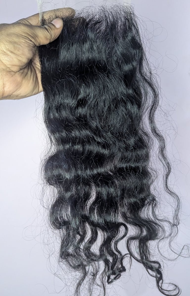HD lace closure made with 100% South Indian raw human hair by Tanori Hair LLP