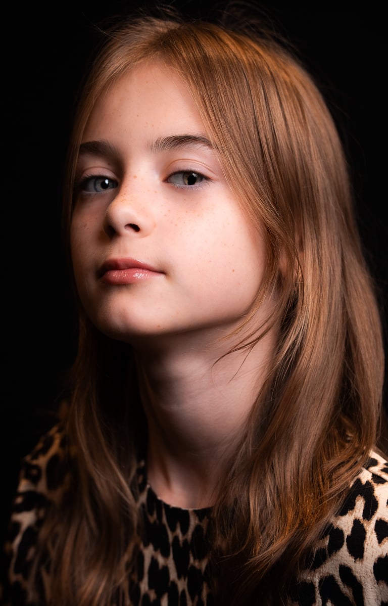 portret kind meisje ogen