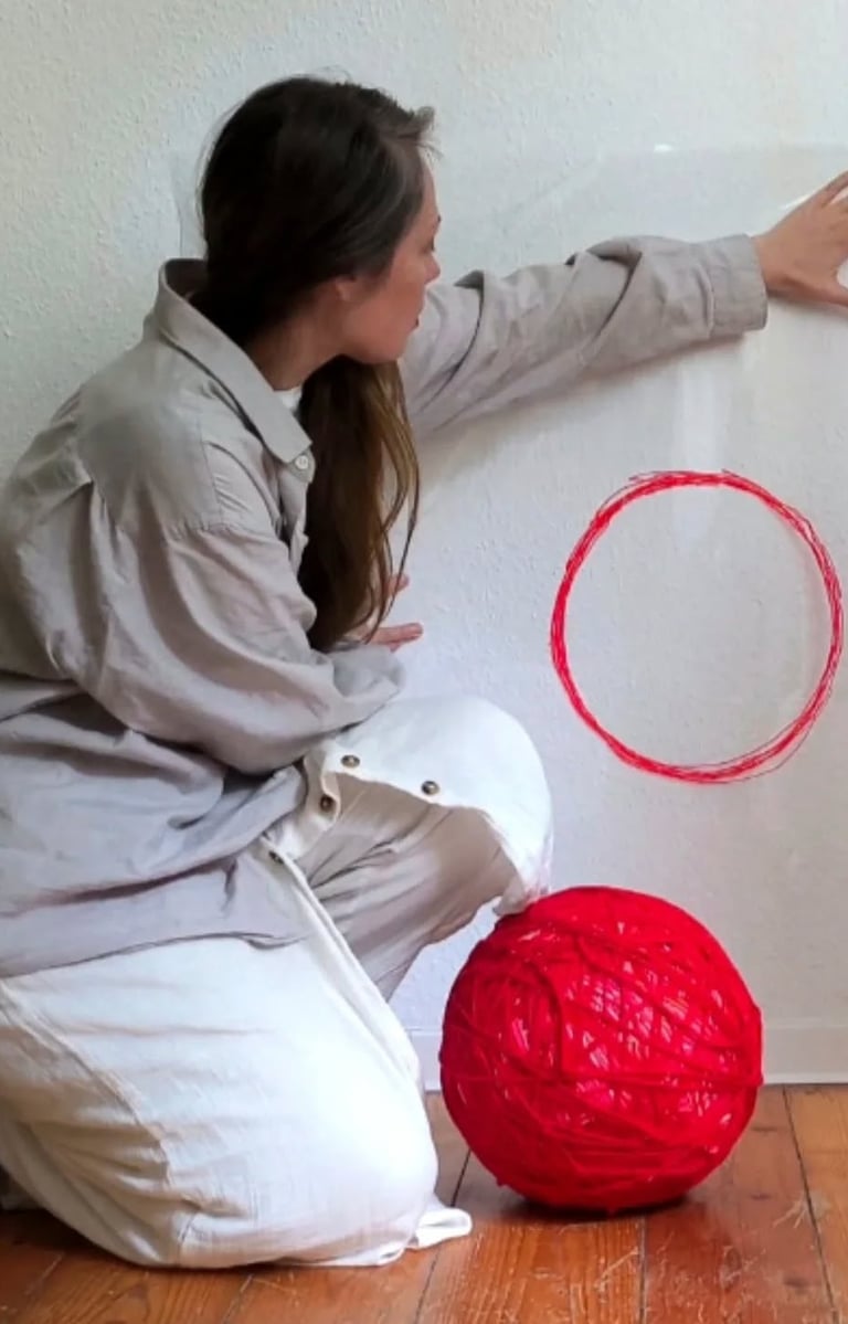 Red Utopia Performance ©Maryna Semenkova