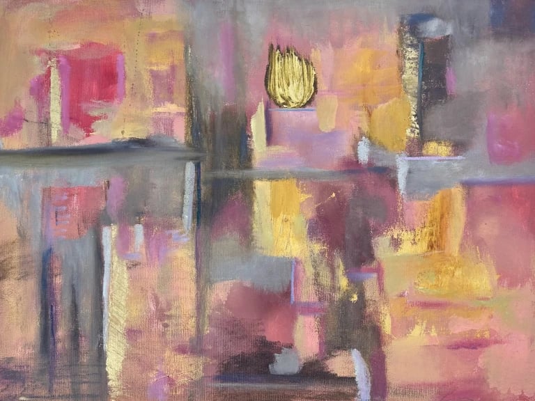Jardines Alcazar, Oil on canvas ©Geralyn Mulqueen