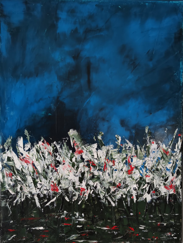 Orchard, 2018 Oil on canvas ©Trybel Art Studio