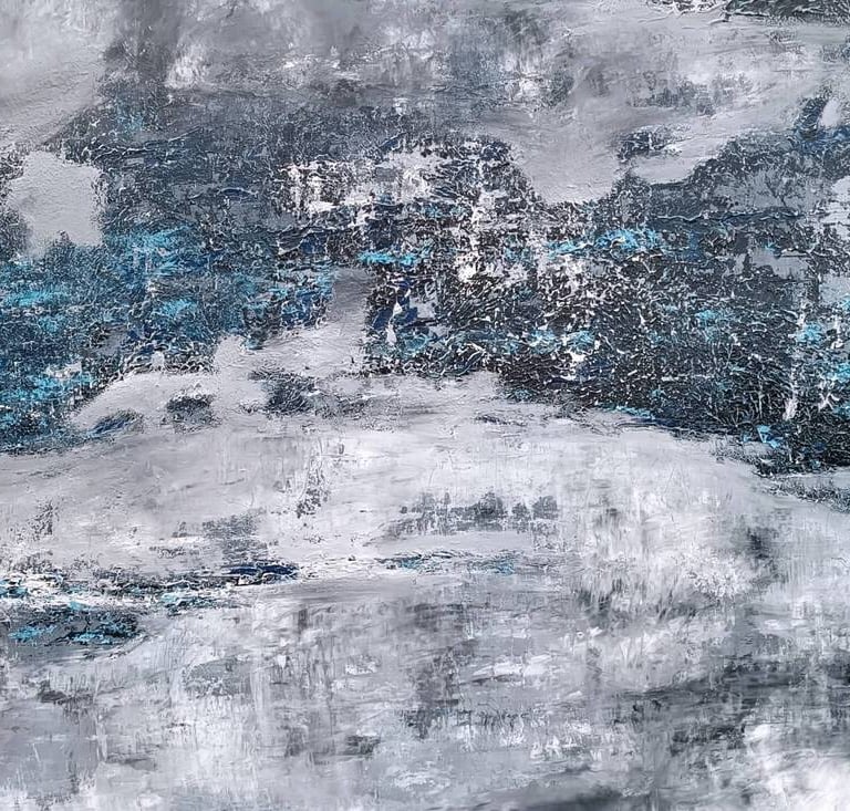Islande, 2024 Oil on canvas ©Trybel Art Studio