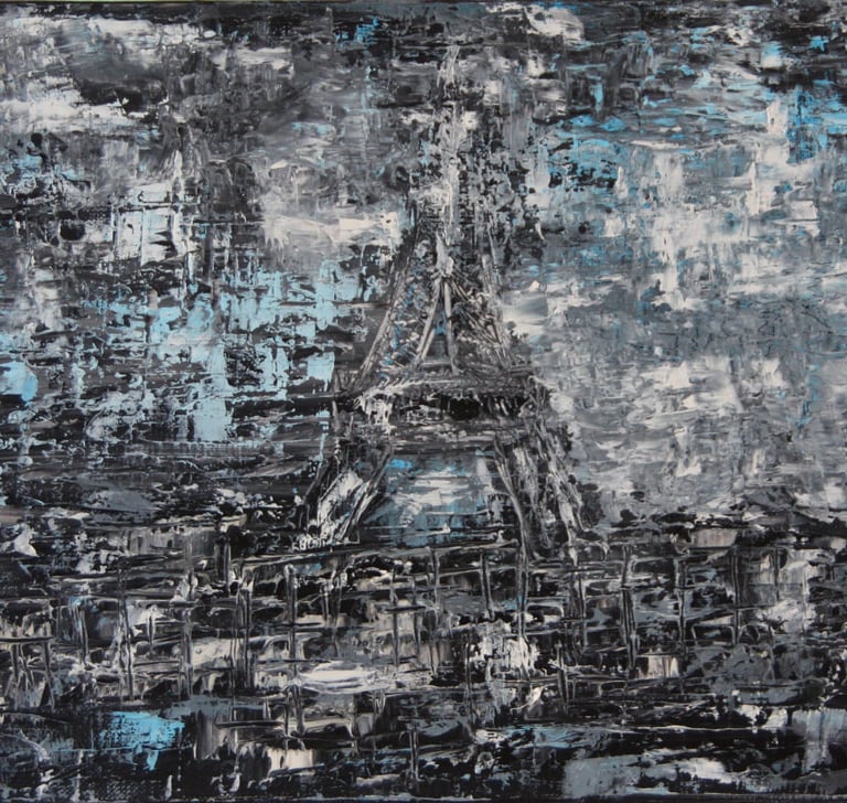 La dame de fer, oil on canvas ©Trybel Art Studio