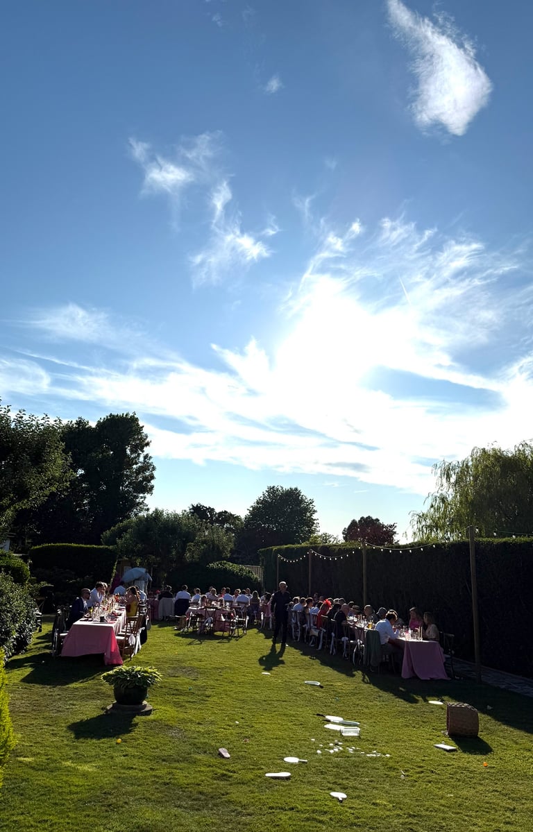 garden wedding in london