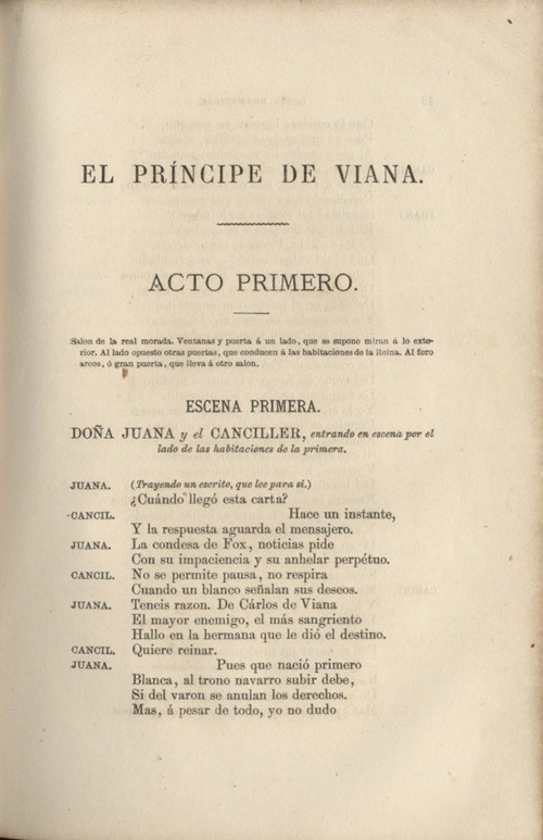 El Príncipe de Viana de Gertrudis de Avellaneda